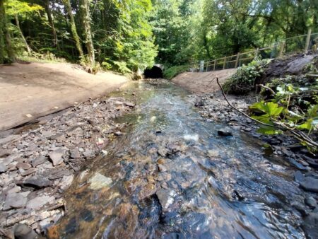 Cobbs Clough weir after Ribble Rivers Trust