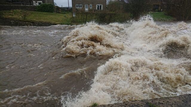 River Aire in flood