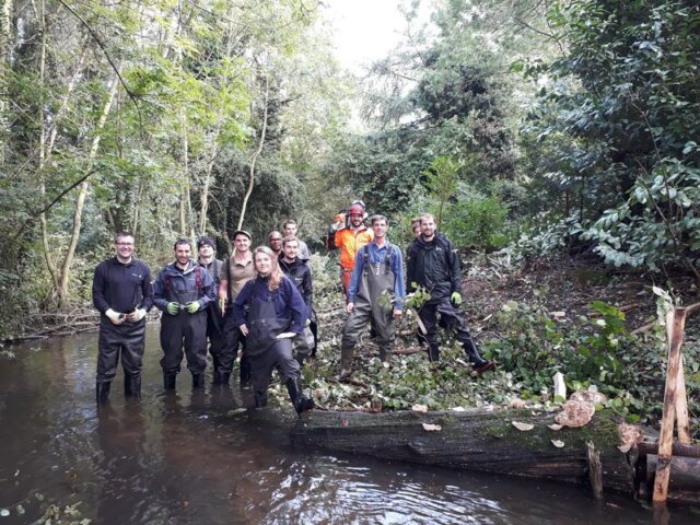 River Habitat Workshop On River Misbourne Comp