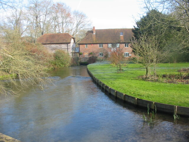 River Itchen At Kings Worthy 025