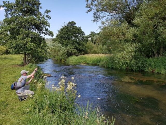 Trout fishing derbyshire Wye Haddon